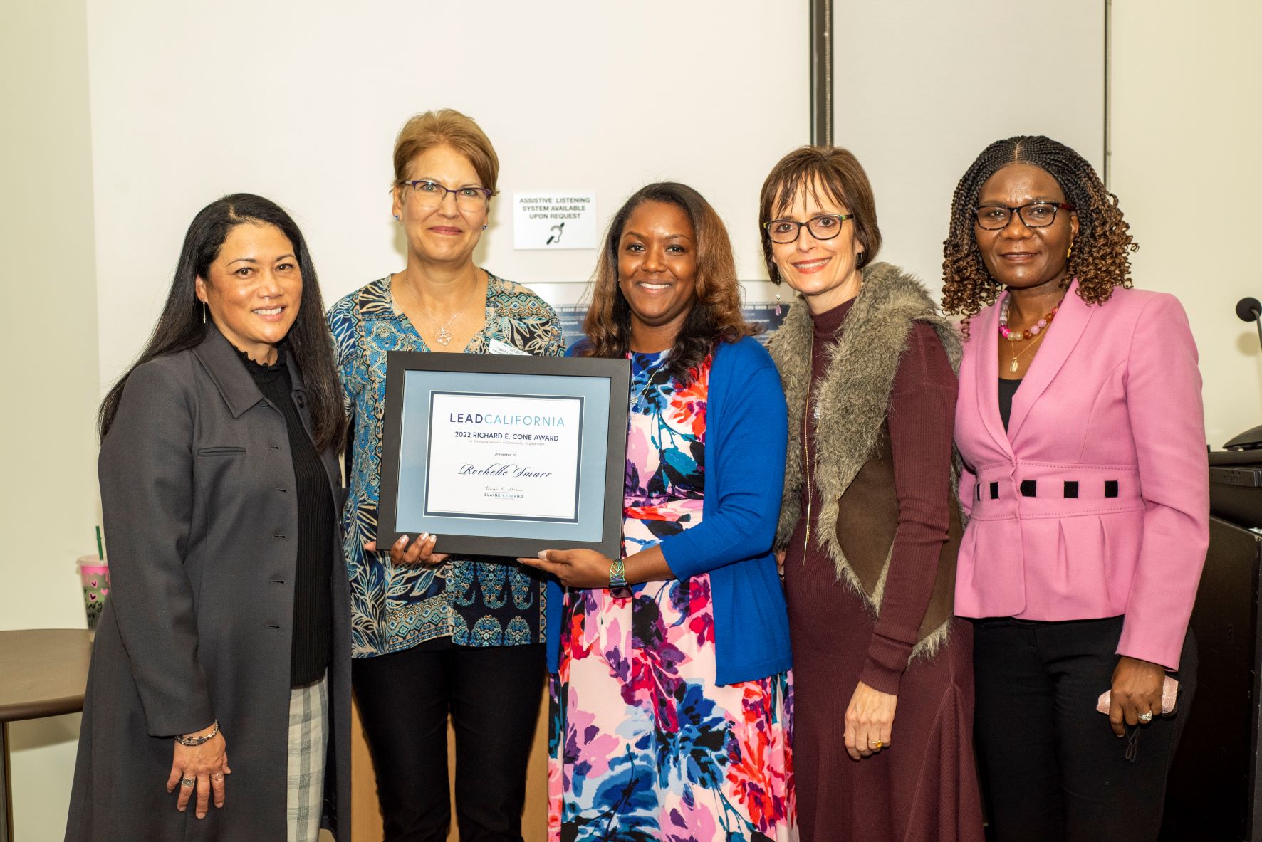 LEAD CA Emerging Leader in Community Engagement Award Presentation - Rochelle Smarr
