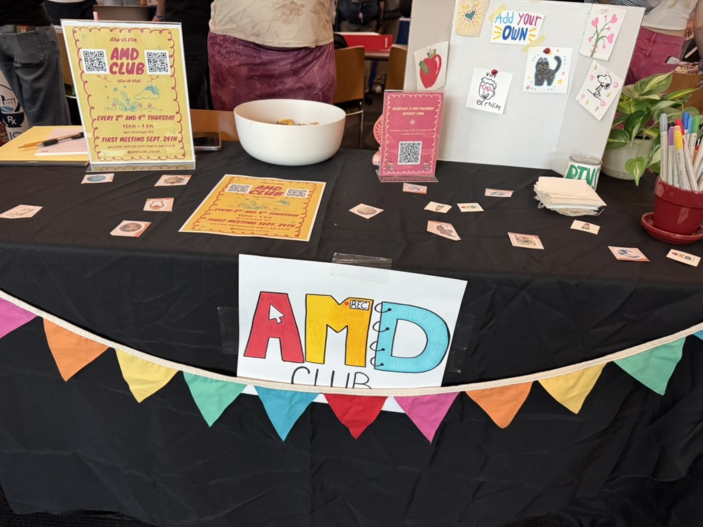AMD Club tables at the Fall 2026 Student Organization Fair on 9/10/26
