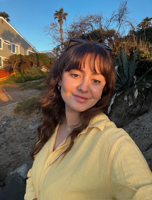 A woman posing for a selfie