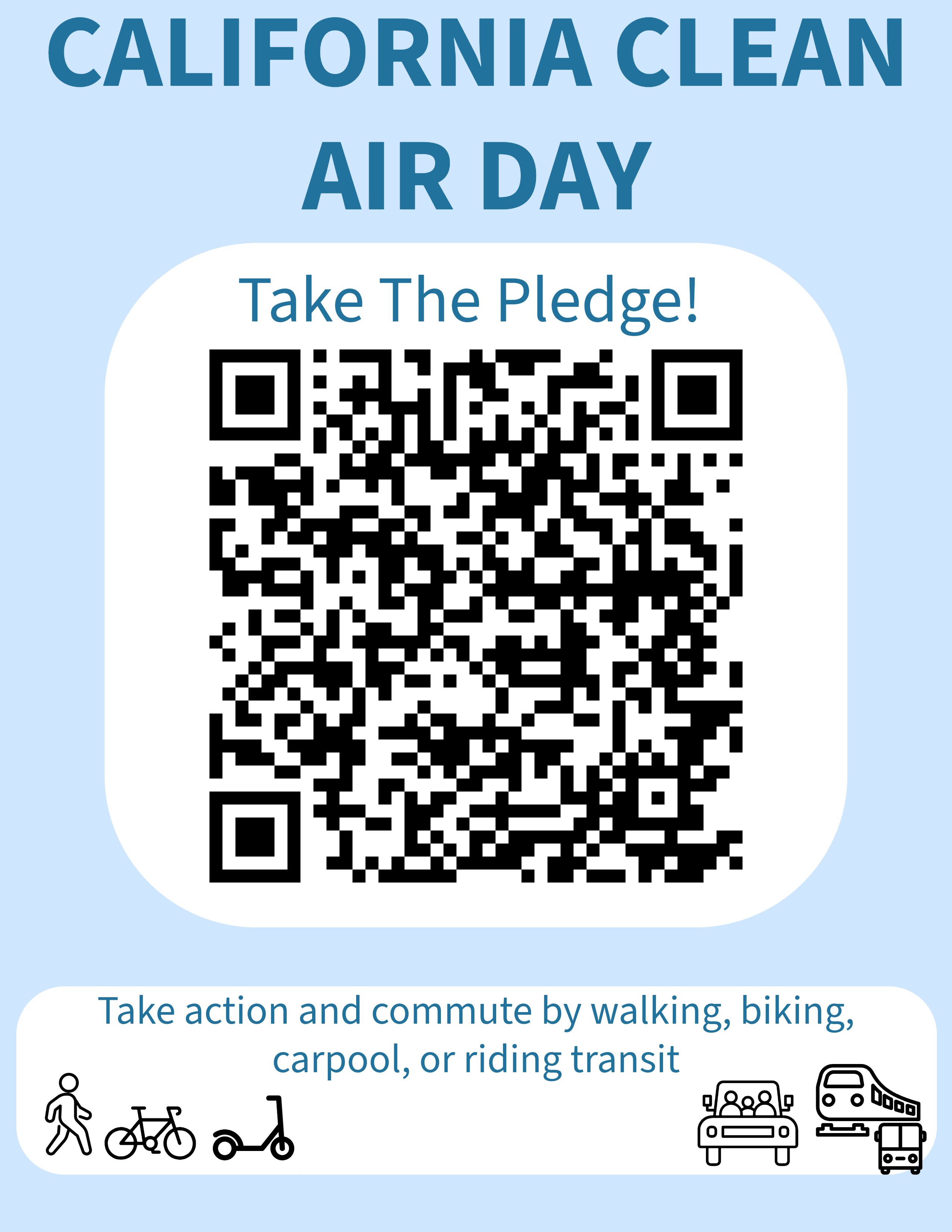 CA Clean Air Day QR Code