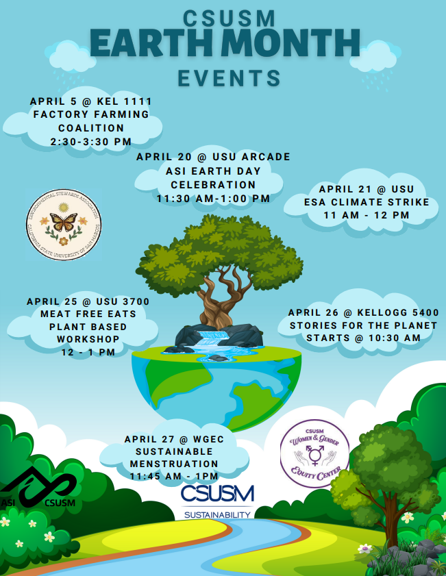 CSUSM Earth Month events for April 2023