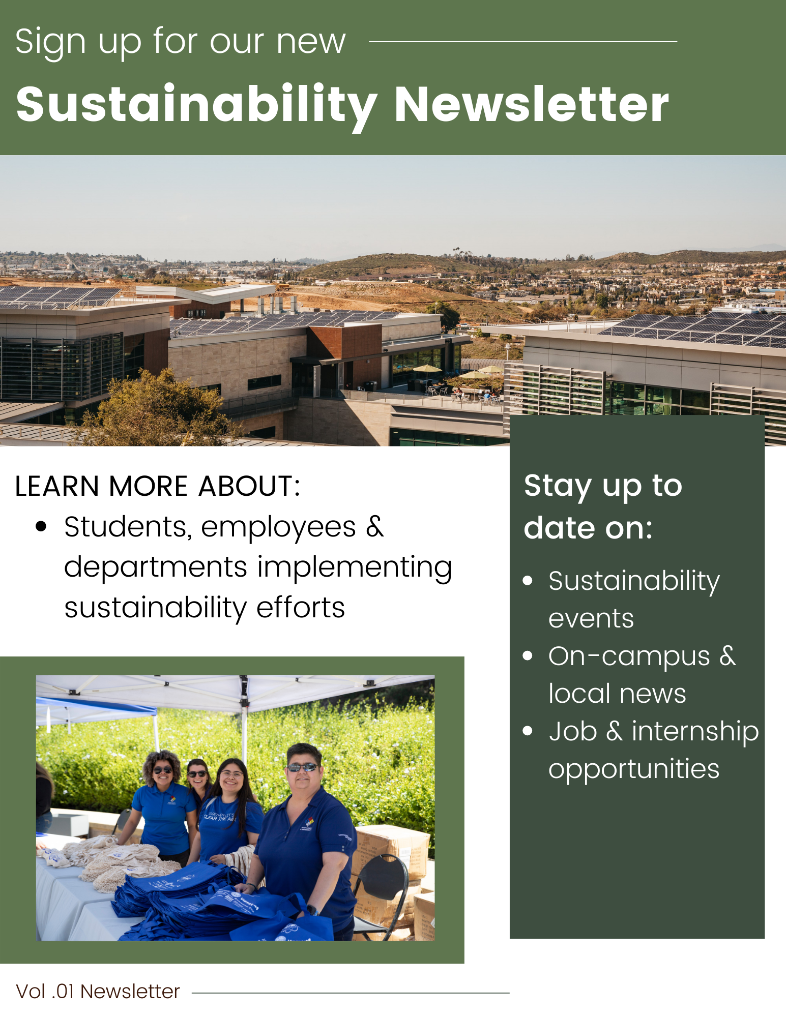 Sustainability newsletter