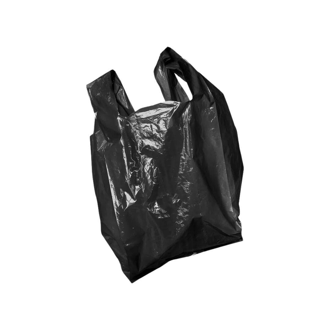 Image of black plastic bag